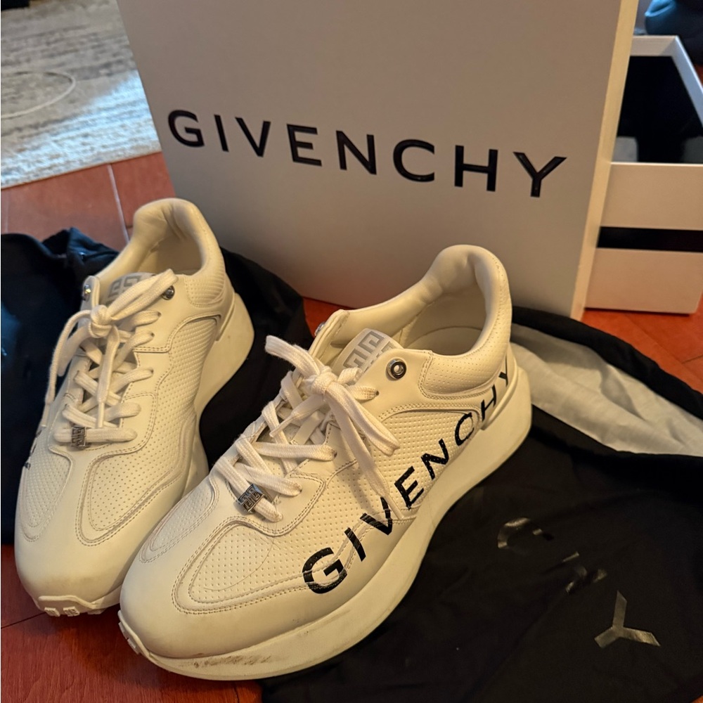 Givenchy White Athletic Shoes